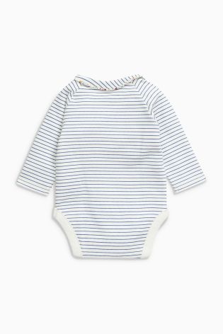 Ecru Stripe Bodysuits Two Pack (0mths-2yrs)